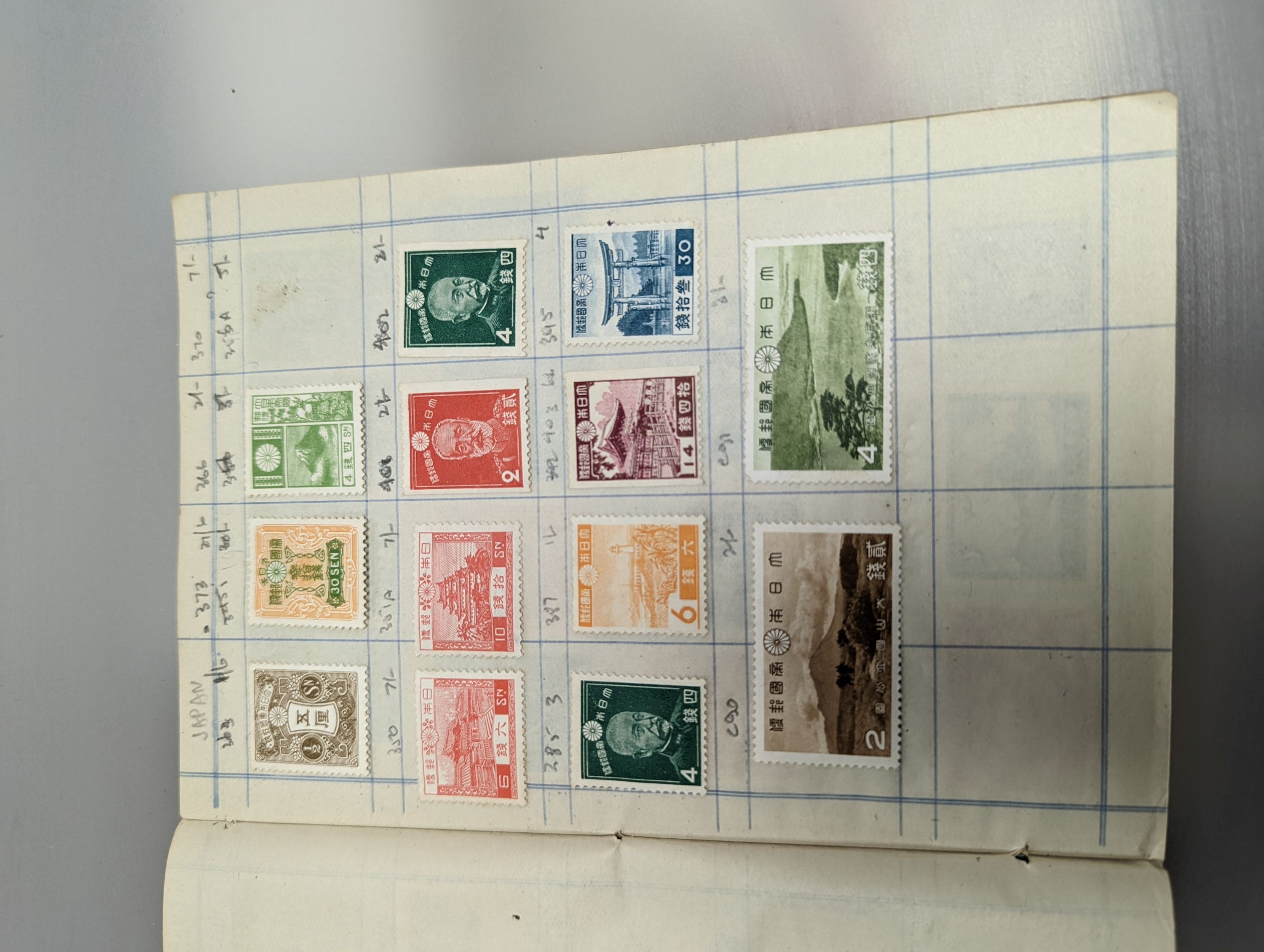 Old approval books and tins including China from 1878 3c. 5c. used, later 1898 mint low values, Japan, South America, loose in packet